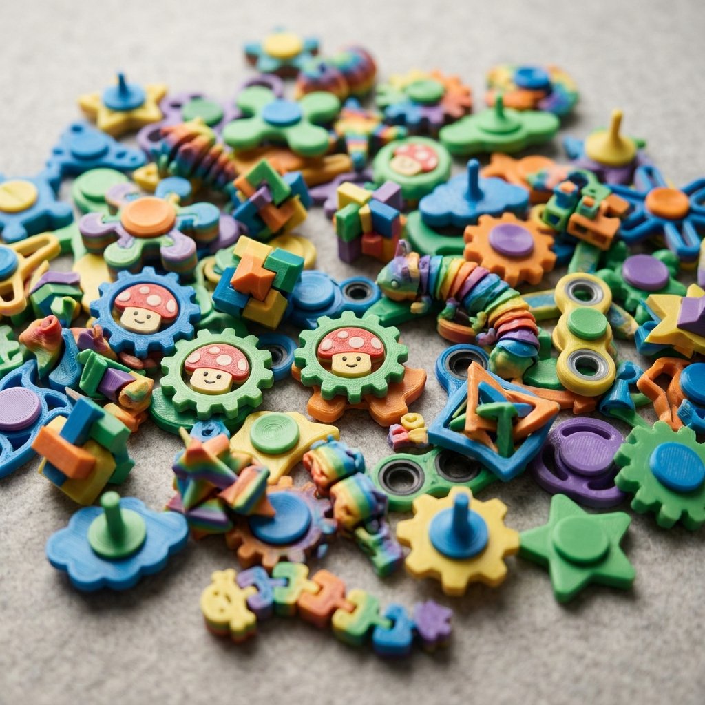 3D printed fidgets and desk toys