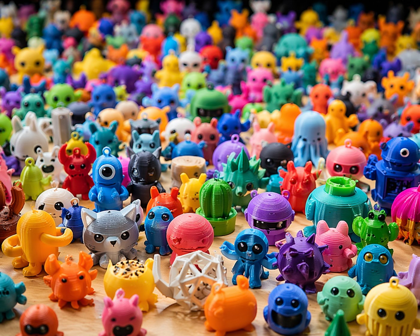 3D printed figurines