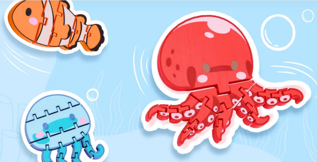 Flexi articulated animals